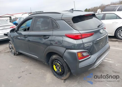 2021 Hyundai Kona Limited из США, поврежденный, VIN KM8K33A52MU613615